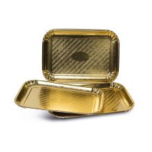 Paper trays gold set of 2 Easy Bake 33 x 43 cm 