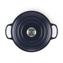 Le Creuset Чугунный горшок круглый Ø20см / 2,4л темно-синий