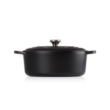 Le Creuset Cast iron pot oval 31cm / 6,3L mat black 