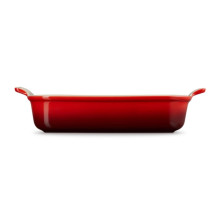 Le Creuset Rectangular Heritage Stoneware 32x24cm / 4L orange