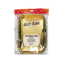 Paper trays gold set of 3 Easy Bake 19 x 28 cm 