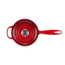 Le Creuset Čuguna mērces katliņš Ø16cm / 1,5L sarkans