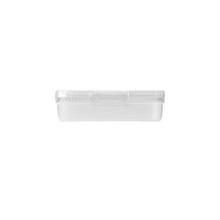 Food Storage Rectangular 1.3L Snap Box Transparent