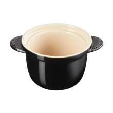 Le Creuset Мини-кокотница из керамогранита Ø13 см / 0,45 л черный