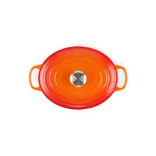 Le Creuset Чугунная кастрюля овальная 31 см / 6,3 л оранжевая 