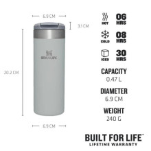 The AeroLight Transit Mug 0,47 L light grey