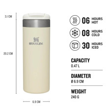 Термос Кружка AeroLight Transit Mug 0,47 л в кремовом цвете