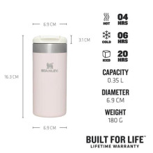 The AeroLight Transit Mug 0,35 L light pink