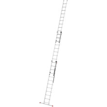 ProfiStep Combi ladder / aluminium / 3x12 steps