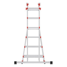 Multi-purpose ladder M80 / aluminium / 4x6 steps