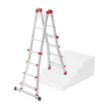 Multi-purpose ladder M80 / aluminium / 4x4 steps