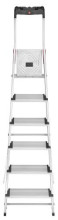 Household ladder L80 ComfortLine / aluminium / 6 steps