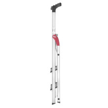 Household ladder L80 ComfortLine / aluminium / 3 steps