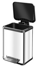 Pedal bin Öko uno Plus M / 17L / white