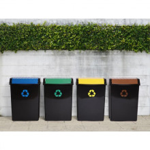 Waste bin 50L green