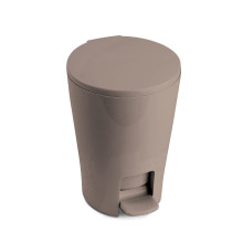 Bathroom pedal bucket 5L Diabolo brown