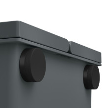 Wall-mounted waste bin FlexBox S / 7L / dark grey