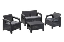 Garden furniture set Corfu Set grey 