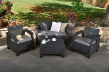 Garden furniture set Corfu Set grey 