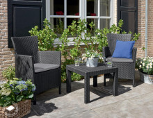 Garden furniture set Rosario Balcony Set grey