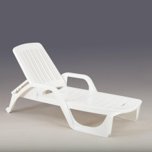 Sun lounger Zanzibar white