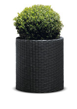 Puķu pods Large Cylinder Planter pelēks