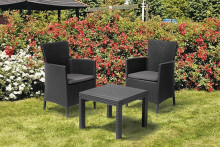 Garden furniture set Salvador Balcony Set grey