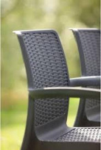 Garden chair Bali Mono grey