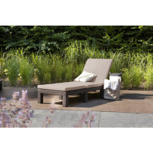 Daytona Deluxe sun lounger beige