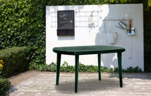 Garden table Elise dark green