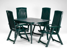 Garden table Elise dark green