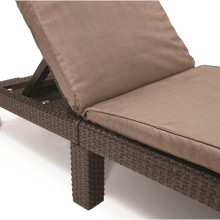 Daytona Deluxe brown sun lounger