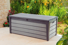 Uzglabāšanas kaste Brushwood Storage Box 454L pelēka