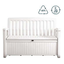 Patio Storage Bench 227L white