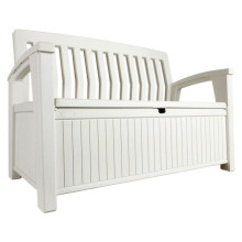 Uzglabāšanas sols Patio Storage Bench 227L balts