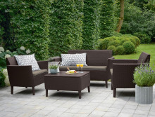 Garden furniture set Salemo Set brown