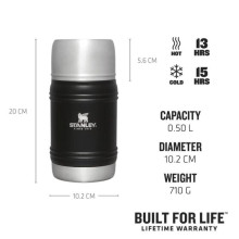 Thermos for food The Artisan 0,5L black