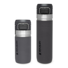 The Quick Flip Water Bottle Go 0,47L dark grey