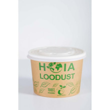 Compostable food containers with lids Go Green 470ml 5pcs/0,099kg