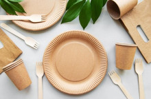 Kraft paper plates Go Green Ø18cm 20 pcs/0,14kg