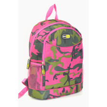 Camouflage assorted thermal backpack, fuchsia/blue/yellow/white