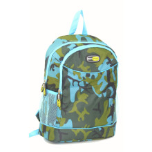 Camouflage assorted thermal backpack, fuchsia/blue/yellow/white