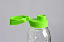 Bottle Dots Bottle 0,75L transparent/green