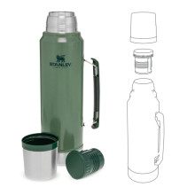 Termoss The Legendary Classic Bottle 1L, green