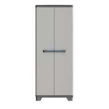 Spinta Linear Tall Cabinet juoda / pilka / tamsiai mėlyna