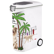 Trauks barības uzglabāšanai uz riteņiem Pet Life Dogs 20kg 54L 49,3X27,8x60,5cm