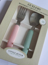 Little Dutch Cutlery Art.4920 Pink Столовые приборы: ложка, вилка