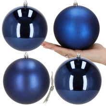 Christmas balls Springos CA1186 12 CM 4 PCS.