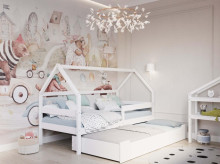 YappyKids YappySole Art.388929 White house bed 200x90cm