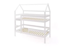 YappyKids YappyEden Art.388950 White house bunk bed 200x90cm